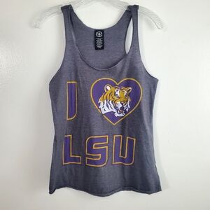 LSU PJ Tank Womens Junior's Sleepwear  Official Licensed Graphic Tiger